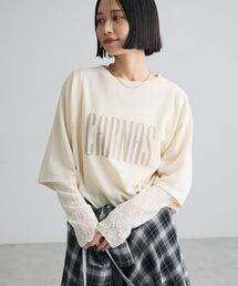 【吸水速乾・ 接触冷感】シアーダンボールロゴプルオーバー