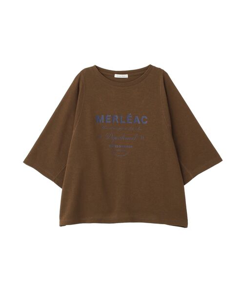 Green Parks(グリーンパークス)の「【吸水速乾・ 接触冷感】シアーダンボールロゴプルオーバー(Tシャツ/カットソー・レディース・ピンク/チャコールグレー/ブラウン/ホワイト系その他2・FREE)」の11枚目の写真