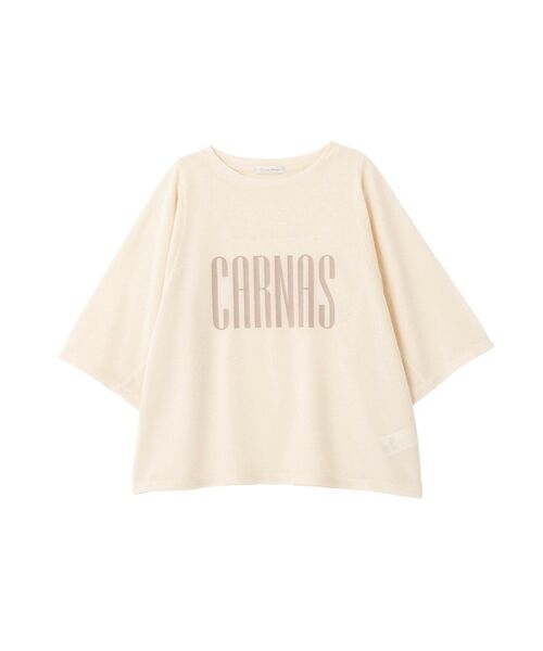Green Parks(グリーンパークス)の「【吸水速乾・ 接触冷感】シアーダンボールロゴプルオーバー(Tシャツ/カットソー・レディース・ピンク/チャコールグレー/ブラウン/ホワイト系その他2・FREE)」の12枚目の写真