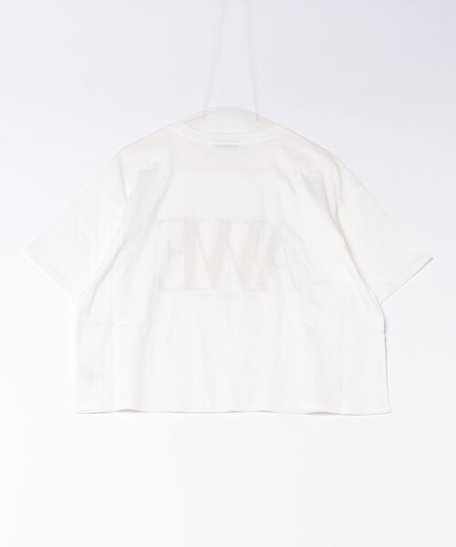 Jines（ジネス）の「プリントクロップド丈Tシャツ（Tシャツ/カットソー・レディース・ホワイト・38）」の2枚目の写真