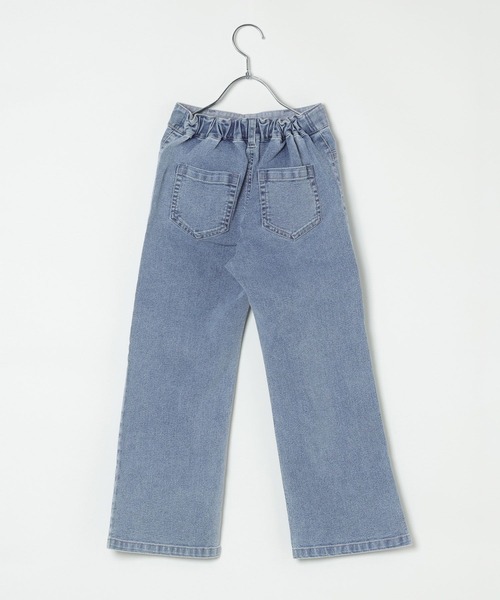 GLOBAL WORK(グローバルワーク)の「GOODデニムフレアパンツ/1051632(デニムパンツ・キッズ・ブラック/ブルー・130cm/140cm/150cm/160cm)」の3枚目の写真