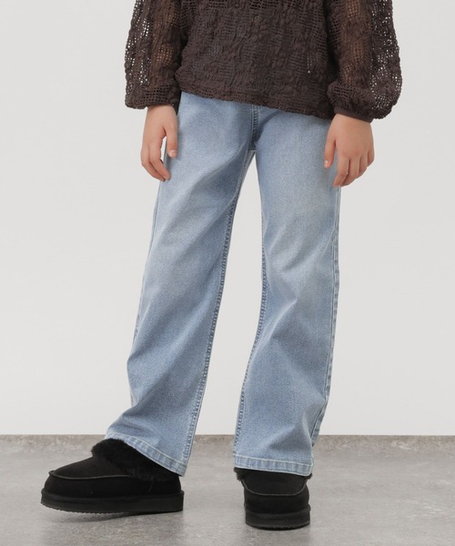GLOBAL WORK(グローバルワーク)の「GOODデニムフレアパンツ/1051632(デニムパンツ・キッズ・ブラック/ブルー・130cm/140cm/150cm/160cm)」の13枚目の写真