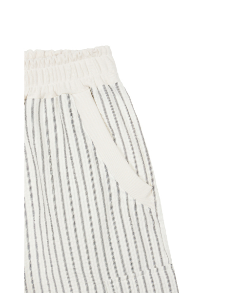 DEINET（ダイニット）の「DEINET STRIPE BERMUDA SWEAT PANTS IN IVORY（その他パンツ・レディース・その他・FREE）」の5枚目の写真
