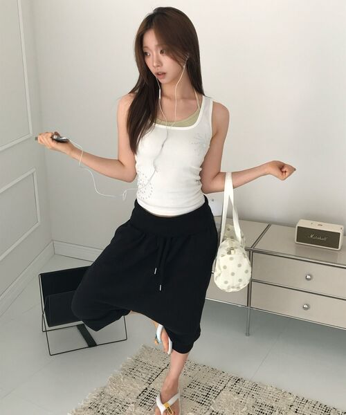 ZIZEMUSEUM（ジゼミュージアム）の「BALLOON SWEATPANTS (BLACK)（スウェットパンツ・レディース・その他・OS）」の6枚目の写真