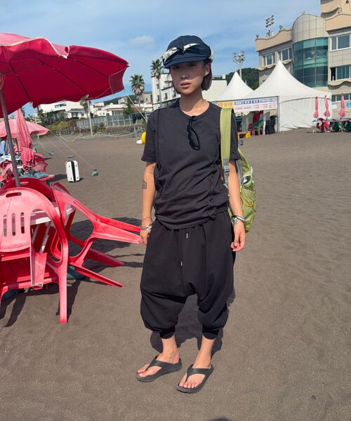 ZIZEMUSEUM（ジゼミュージアム）の「BALLOON SWEATPANTS (BLACK)（スウェットパンツ・レディース・その他・OS）」の7枚目の写真