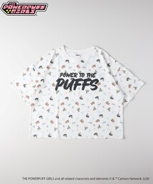 Right-on | 【パワーパフガールズ】総柄プリントTシャツ(Tシャツ/カットソー)