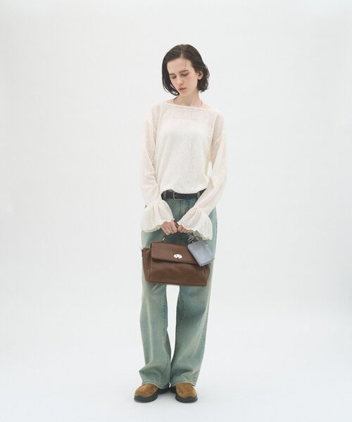 CIAOPANIC TYPY(チャオパニックティピー)の「【WEB限定】クロコポーチ付きフラップデザインBAG(ショルダーバッグ・レディース・ブラック/ブラウン・ONE SIZE)」の8枚目の写真