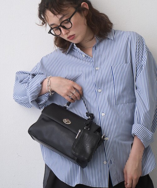 CIAOPANIC TYPY(チャオパニックティピー)の「【WEB限定】クロコポーチ付きフラップデザインBAG(ショルダーバッグ・レディース・ブラック/ブラウン・ONE SIZE)」の9枚目の写真