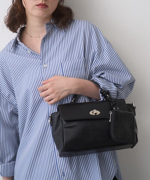 CIAOPANIC TYPY(チャオパニックティピー)の「【WEB限定】クロコポーチ付きフラップデザインBAG(ショルダーバッグ・レディース・ブラック/ブラウン・ONE SIZE)」の10枚目の写真