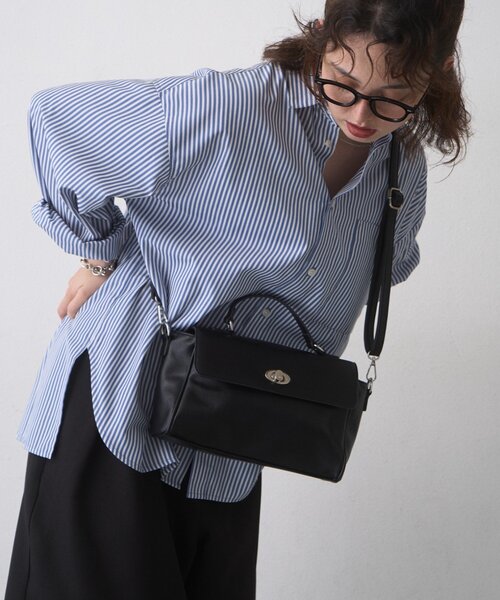 CIAOPANIC TYPY(チャオパニックティピー)の「【WEB限定】クロコポーチ付きフラップデザインBAG(ショルダーバッグ・レディース・ブラック/ブラウン・ONE SIZE)」の11枚目の写真
