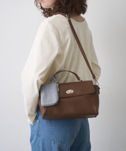 CIAOPANIC TYPY(チャオパニックティピー)の「【WEB限定】クロコポーチ付きフラップデザインBAG(ショルダーバッグ・レディース・ブラック/ブラウン・ONE SIZE)」の15枚目の写真