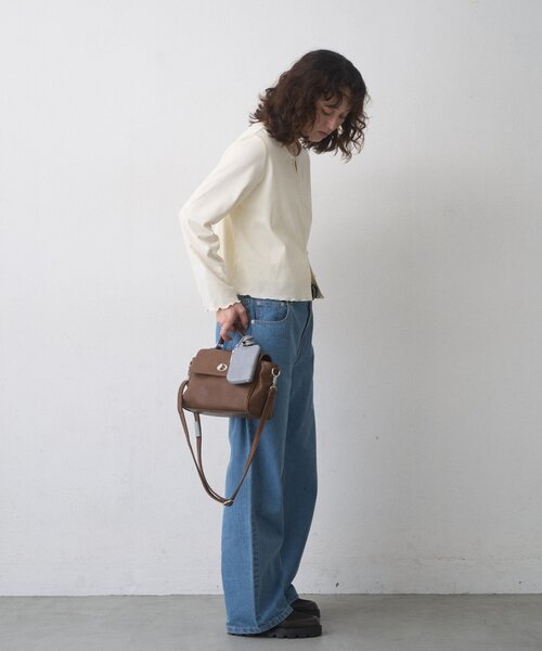CIAOPANIC TYPY(チャオパニックティピー)の「【WEB限定】クロコポーチ付きフラップデザインBAG(ショルダーバッグ・レディース・ブラック/ブラウン・ONE SIZE)」の18枚目の写真