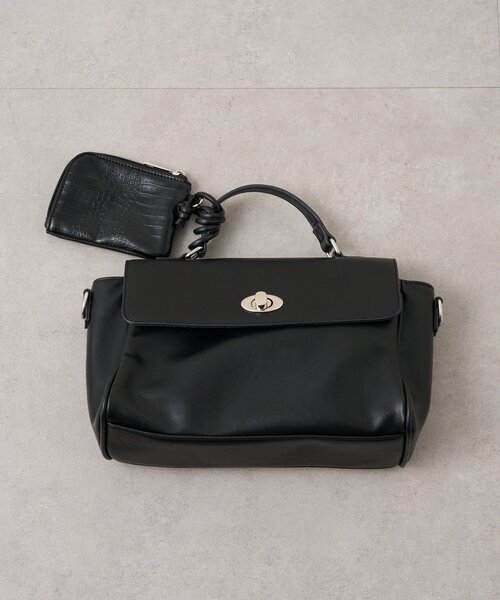 CIAOPANIC TYPY(チャオパニックティピー)の「【WEB限定】クロコポーチ付きフラップデザインBAG(ショルダーバッグ・レディース・ブラック/ブラウン・ONE SIZE)」の19枚目の写真