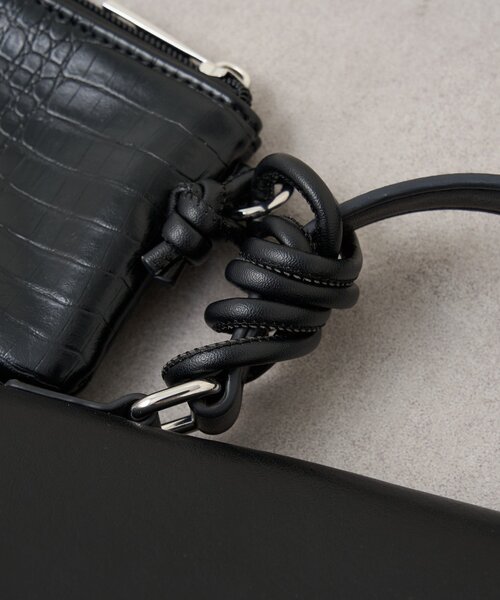 CIAOPANIC TYPY(チャオパニックティピー)の「【WEB限定】クロコポーチ付きフラップデザインBAG(ショルダーバッグ・レディース・ブラック/ブラウン・ONE SIZE)」の22枚目の写真
