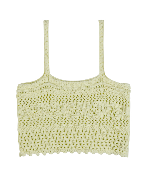 VLETI（ブレッティ）の「Bustier Knit (Light_yellow)（ニット/セーター・レディース・ライトイエロー・FREE）」の2枚目の写真