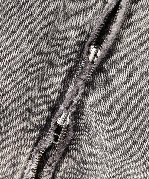 DANKE SCHON（ダンケシェーン）の「DankeSchon/ダンケシェーン/DAMEGE DUCK COLLER BLOUSON（ブルゾン・メンズ・チャコールグレー/ベージュ・M/L）」の19枚目の写真