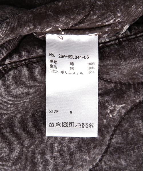 DANKE SCHON（ダンケシェーン）の「DankeSchon/ダンケシェーン/DAMEGE DUCK COLLER BLOUSON（ブルゾン・メンズ・チャコールグレー/ベージュ・M/L）」の22枚目の写真