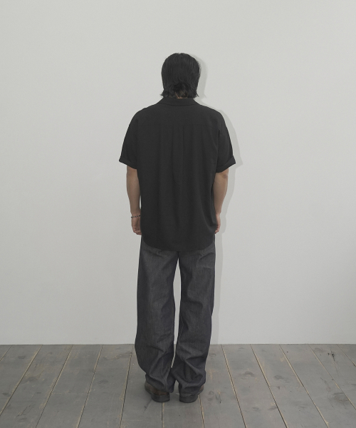 SIIIIDO(シド)の「SENATOR HALF SHIRT(BLACK)(シャツ/ブラウス・メンズ・その他・2)」の5枚目の写真