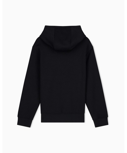 ARMANI EXCHANGE(アルマーニエクスチェンジ)の「【A|X アルマーニ エクスチェンジ】オールオーバーロゴ フーデッドスウェットプルオーバー(EC限定カラー含)(スウェット・メンズ・オフホワイト・LARGE/MEDIUM/SMALL/X-LARGE/X-SMALL)」の7枚目の写真