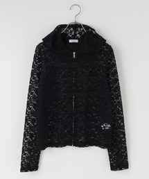 LOWRYS FARM | レースＺＩＰフードＬＳ　 1063346(Tシャツ/カットソー)