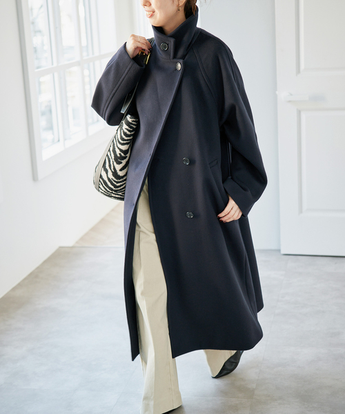 Spick & Span(スピックアンドスパン)の「S160ダブルブレスト2wayコート(その他アウター・レディース・ベージュ/ネイビー/ブラウン・36/38)」の3枚目の写真