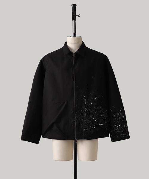SHINYAKOZUKA(シンヤコヅカ)の「his work blouse with powderfall(ISSUE#9)(その他アウター・メンズ・ブラック系その他・SMALL/X-SMALL)」の1枚目の写真