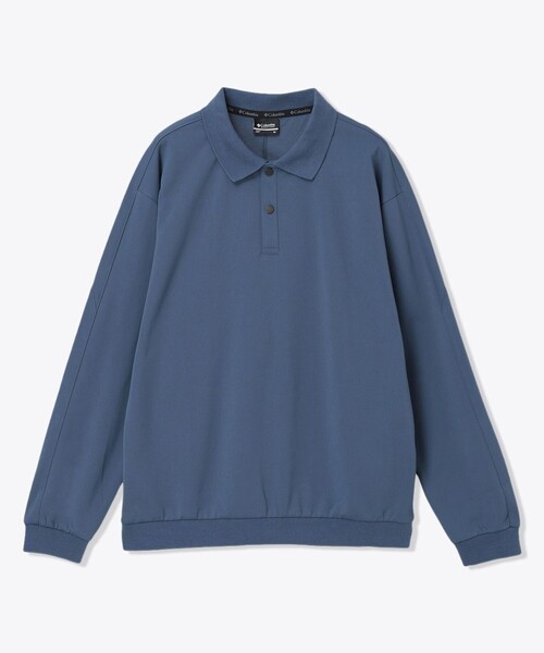 Columbia（コロンビア）の「COLUMBIA BLACK LABEL/ ダブルクリープポロ /コロンビアブラックレーベル（ポロシャツ・メンズ・ブラック/グリーン/ネイビー・M/XL/S/L）」の3枚目の写真