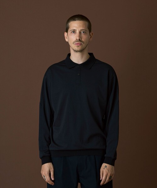Columbia（コロンビア）の「COLUMBIA BLACK LABEL/ ダブルクリープポロ /コロンビアブラックレーベル（ポロシャツ・メンズ・ブラック/グリーン/ネイビー・M/XL/S/L）」の2枚目の写真