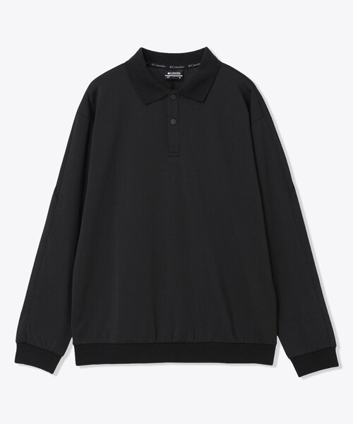 Columbia（コロンビア）の「COLUMBIA BLACK LABEL/ ダブルクリープポロ /コロンビアブラックレーベル（ポロシャツ・メンズ・ブラック/グリーン/ネイビー・M/XL/S/L）」の5枚目の写真
