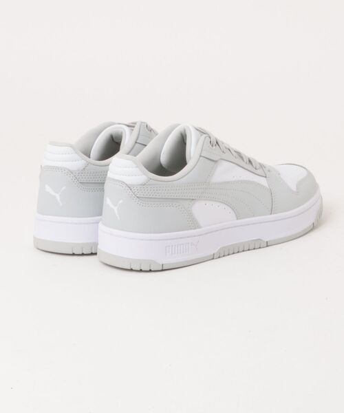 PUMA(プーマ)の「PUMA プーマ REBOUND SLAM LO メンズスニーカー(リバウンドスラムロウ)(スニーカー・メンズ・ホワイト×グレー/ブラウン・27.0cm/26.5cm/26.0cm/25.5cm/27.5cm/28.0cm/29.0cm/30.0cm)」の3枚目の写真