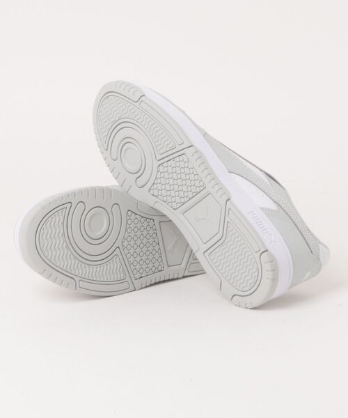 PUMA(プーマ)の「PUMA プーマ REBOUND SLAM LO メンズスニーカー(リバウンドスラムロウ)(スニーカー・メンズ・ホワイト×グレー/ブラウン・27.0cm/26.5cm/26.0cm/25.5cm/27.5cm/28.0cm/29.0cm/30.0cm)」の4枚目の写真