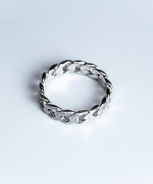 STUDIOUS(ステュディオス)の「【WAKAN SILVER SMITH】R-048 Gourmette(グルメット) Chain ring S(リング・メンズ・シルバー・17/19)」の1枚目の写真