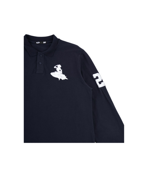 ERTR（イーアールティーアール）の「COSMIC GIRL ピケ長袖Tシャツ ネイビー（ポロシャツ・レディース・その他・MEDIUM/LARGE）」の3枚目の写真