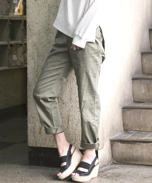 Denime（ドゥニーム）の「ツイルイージーパンツ（その他パンツ・レディース・ブラック/カーキ/ベージュ・SMALL/X-SMALL）」の22枚目の写真