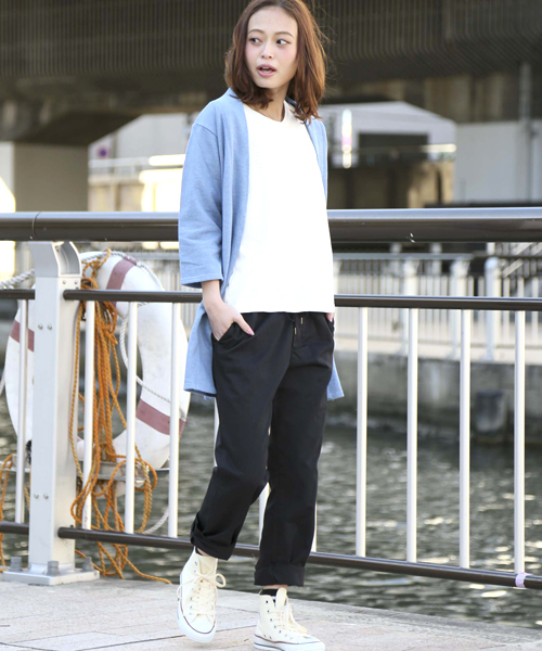 Denime（ドゥニーム）の「ツイルイージーパンツ（その他パンツ・レディース・ブラック/カーキ/ベージュ・SMALL/X-SMALL）」の13枚目の写真