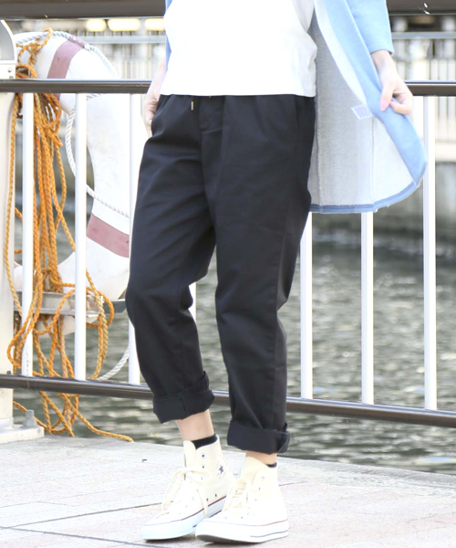 Denime（ドゥニーム）の「ツイルイージーパンツ（その他パンツ・レディース・ブラック/カーキ/ベージュ・SMALL/X-SMALL）」の15枚目の写真