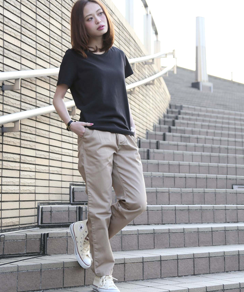 Denime（ドゥニーム）の「ツイルイージーパンツ（その他パンツ・レディース・ブラック/カーキ/ベージュ・SMALL/X-SMALL）」の19枚目の写真