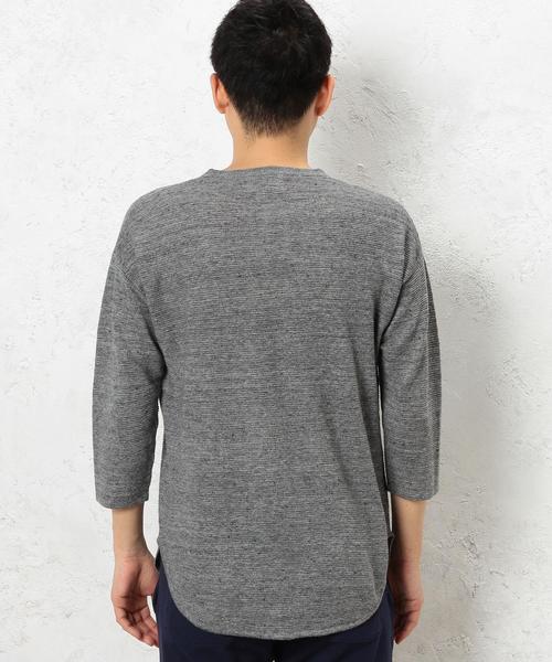 green label relaxing(グリーンレーベルリラクシング)の「SC LINEN PEARL C/N 7/SL ニット◆(ニット/セーター・メンズ・ネイビー/ナチュラル/グレー・SMALL/LARGE/MEDIUM)」の10枚目の写真