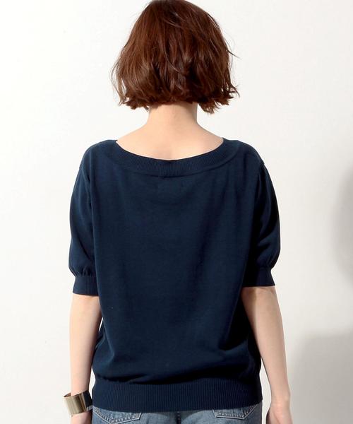 UNITED ARROWS(ユナイテッドアローズ)の「UWBT CO ボートネック 5分袖ニット◆(ニット/セーター・レディース・オフホワイト/コバルトブルー/その他1・FREE)」の16枚目の写真