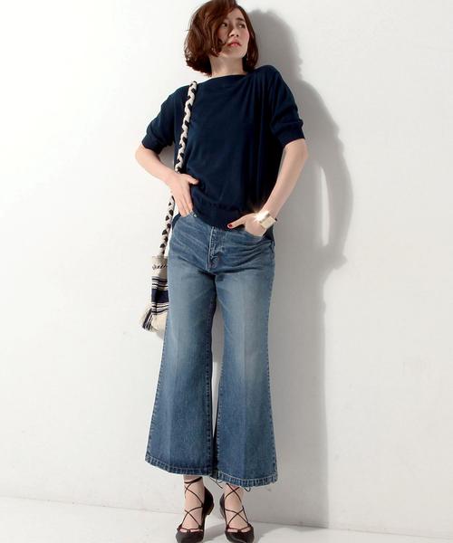 UNITED ARROWS(ユナイテッドアローズ)の「UWBT CO ボートネック 5分袖ニット◆(ニット/セーター・レディース・オフホワイト/コバルトブルー/その他1・FREE)」の19枚目の写真