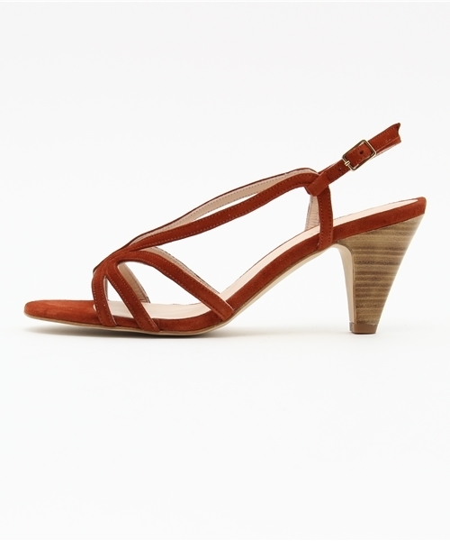 Spick & Span（スピックアンドスパン）の「【Deliara】スエードバックストラップサンダル◆（サンダル・レディース・オレンジ系その他/ベージュ系その他・36/37/38/35）」の3枚目の写真