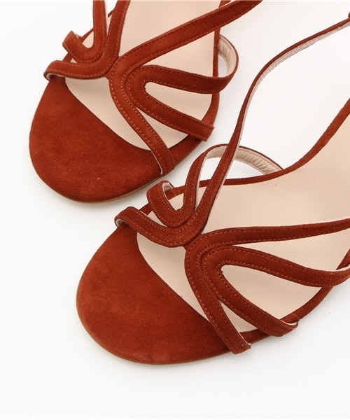 Spick & Span（スピックアンドスパン）の「【Deliara】スエードバックストラップサンダル◆（サンダル・レディース・オレンジ系その他/ベージュ系その他・36/37/38/35）」の6枚目の写真