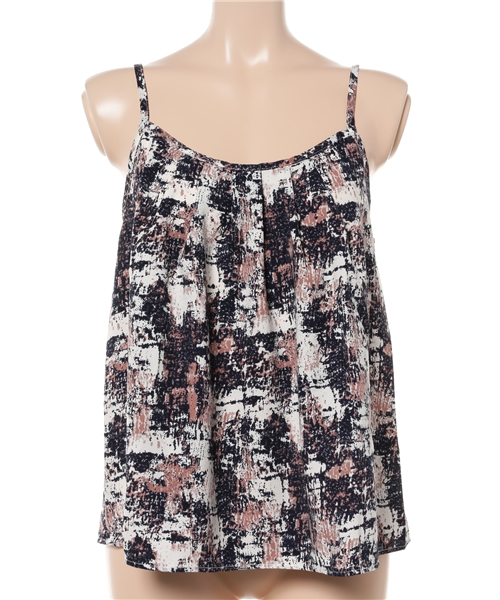 LEPSIM（レプシィム）の「タックAラインキャミソール　721952（キャミソール・レディース・ブラウン系その他/ピンク系その他/ブラック系その他/ブラック×ホワイト/ホワイト×ネイビー/ブラック/グレイッシュベージュ・FREE）」の16枚目の写真