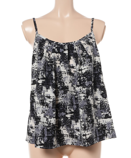 LEPSIM（レプシィム）の「タックAラインキャミソール　721952（キャミソール・レディース・ブラウン系その他/ピンク系その他/ブラック系その他/ブラック×ホワイト/ホワイト×ネイビー/ブラック/グレイッシュベージュ・FREE）」の17枚目の写真