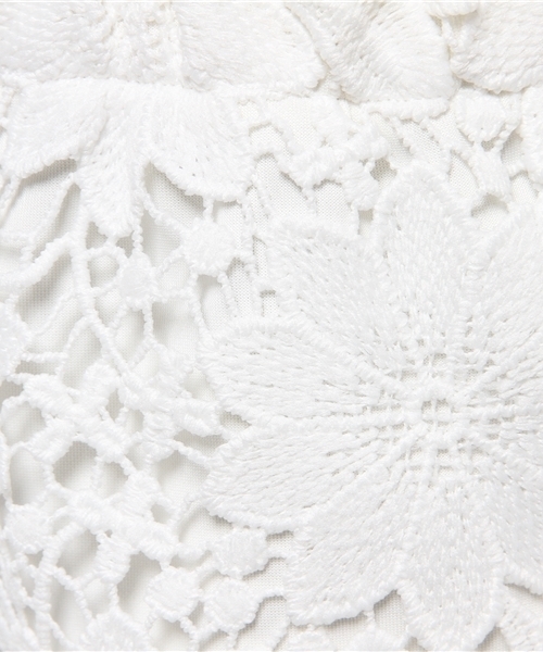 FREE'S MART（フリーズマート）の「デイジーレースミディタイトスカート（スカート・レディース・カーキ/ネイビー/ホワイト・FREE）」の9枚目の写真