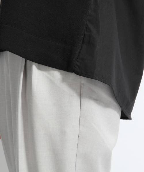 A part by(アパートバイ)の「12GCAバッククロスFS 724624 (ニット/セーター・レディース・ネイビー/ホワイト/ブラック・FREE)」の11枚目の写真