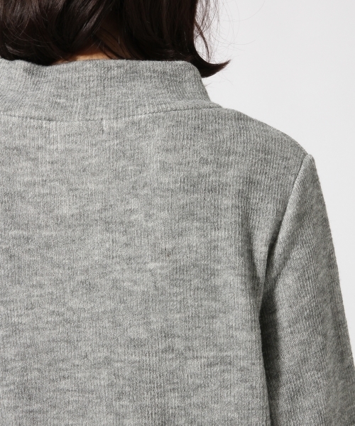 GLOBAL WORK（グローバルワーク）の「ハイネックフェイクレイヤードプルオーバー長袖/742124 （Tシャツ/カットソー・レディース・グレー/ネイビー/ブラウン/ピンク系その他・SMALL/LARGE/MEDIUM）」の12枚目の写真
