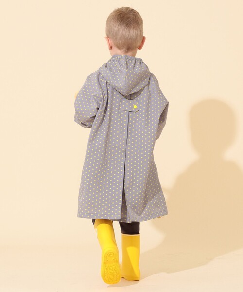 こども ビームス（コドモビームス）の「b柄 ランドセル対応 レインコート (90～130cm)（レインコート/ポンチョ・キッズ・レッド系その他/チャコールグレー/ブルー系その他/サックスブルー/バイオレット/ネイビー・130/110/120/90t/100）」の21枚目の写真