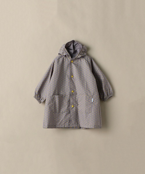 こども ビームス（コドモビームス）の「b柄 ランドセル対応 レインコート (90～130cm)（レインコート/ポンチョ・キッズ・レッド系その他/チャコールグレー/ブルー系その他/サックスブルー/バイオレット/ネイビー・130/110/120/90t/100）」の10枚目の写真