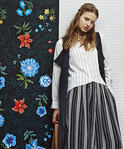 MILLION CARATS（ミリオンカラッツ）の「【2017SPRING】パターンブラウス[DRESS/ドレス]（シャツ/ブラウス・レディース・オフホワイト/ブラック/マルチ・MEDIUM/SMALL）」の2枚目の写真